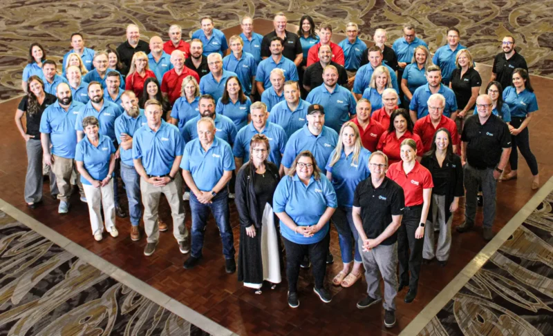Group photo of Prism Specialties team